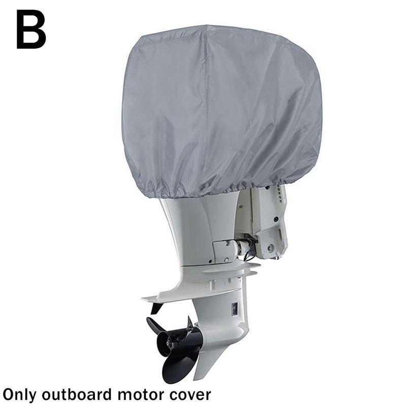 Outboard motor sunshade cover for yacht engines, 210D Oxford cloth outboard motor waterproof cover - Image 1
